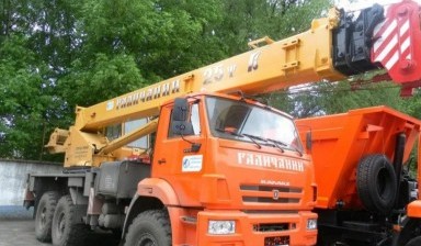 Аренда, Услуги автрокрана 25 тонн 28/21 м Самара