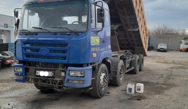 Объявление от Сергей: «Перевозка песка щебня и других сыпучих грузов  samosval-30-tonn» 1 фото