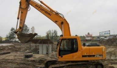 Объявление от Промтранс: «Аренда гусеничного экскаватора Hyundai R 210LC-7» 1 фото