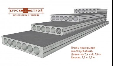 Объявление от Курск-Строй: «Плиты перекрытия ПК 30.15.8» 1 фото