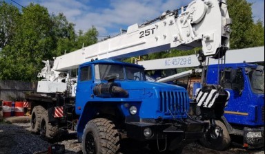Услуги автокрана вездеход 25 тонн Новый Уренгой