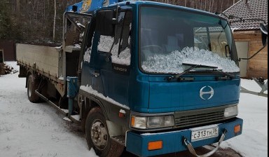 Объявление от Николай: «Манипулятор Братск. Эвакуатор, кран-борт. hino» 1 фото