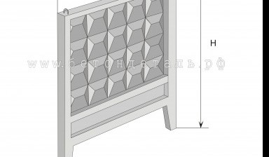 Объявление от Бетондеталь: «Плиты забора» 1 фото