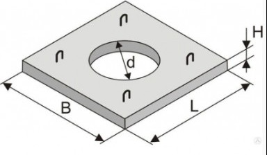 Объявление от ООО «Завод ЖБИ-12»: «Опорная плита колодца» 1 фото