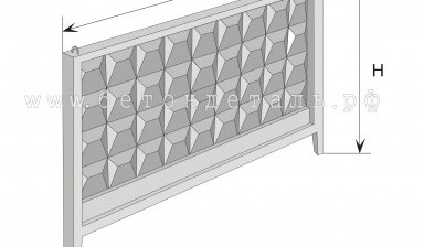 Объявление от Бетондеталь: «Плиты забора П 6» 1 фото