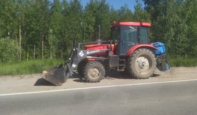 Объявление от Николай: «Трактор с щёткой mtz» 1 фото