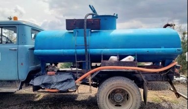 Объявление от Ука: «Услуги водовоза доставка воды и поливомойка» 1 фото