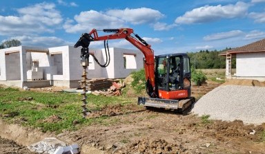 Объявление от Андрей: «Аренда ямобура гусеничного трактора вездехода» 4 фото