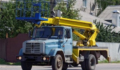 Объявление от Радик: «Аренда автовышка 17 метров. teleskopicheskaja» 1 фото