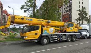 Объявление от МОСТРАНССТРОЙ: «Предлагаем услуги по работе автокрана 30 тонн. lulka» 1 фото