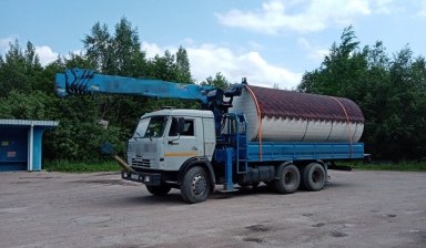 Объявление от ТехПарк: «Аренда манипулятора  kamaz» 1 фото