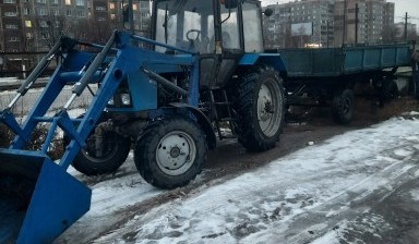Объявление от Бускунов Илгам Хасанович: «Сдам в аренду трактор МТЗ - 82.1» 2 фото