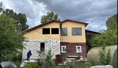 Объявление от Сергей Николаевич: «Бригада строителей строительство крыши бани» 4 фото