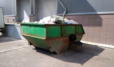 Объявление от Пашкова Н.В: «Вывоз мусора контейнер бункер лодочка» 2 фото