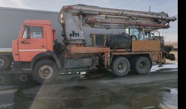 Объявление от Тожиноров Рефат Сайнов угли: «Услуги автобетононасоса цена договорная betononasosy-22-metrov» 2 фото