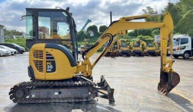 Объявление от Миник: «Аренда мини-экскаватора: Komatsu PC 35» 1 фото