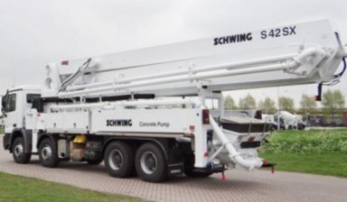 Объявление от BETONBASE: «Автобетононасос SCHWING S42 SX в аренду недорого» 1 фото