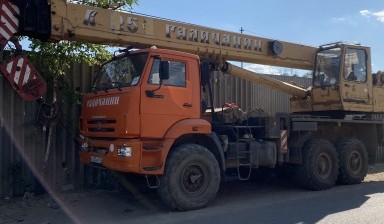 Объявление от Вага: «Автокран-вездеход 25 т 28 м  kamaz» 1 фото