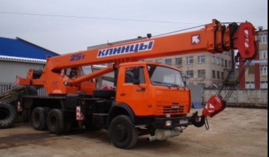 Объявление от Панков Михаил Андреевич: «Автокран 25 тонн в аренду. kamaz» 1 фото