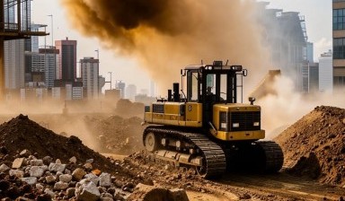 Объявление от СБ-Групп: «Аренда болотного бульдозера Komatsu D65 вес 23тн» 1 фото