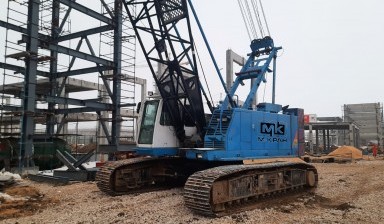 Объявление от М-кран: «АРЕНДА ГУСЕНИЧНОГО КРАНА 80 ТОНН — HITACHI SCX800H» 1 фото