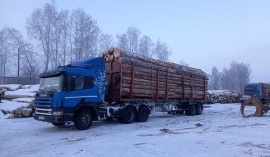 Объявление от Кфх Уманец Владислав Андреевич: «Качественные перевозки!!! Длинномер с кониками.» 1 фото