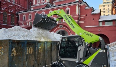 Объявление от СК Конас: «Мини- погрузчик в аренду (вилы, ковш)» 3 фото