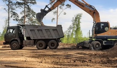 Объявление от Исмагамбетов Альфрид Самигулаевич: «Услуги самосвала камаз 15т. щебень, гравий, песок samosval-10-kubov» 1 фото