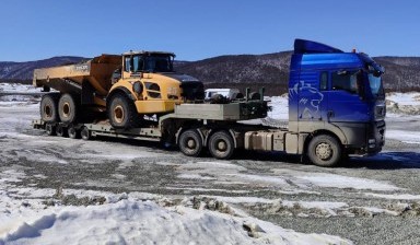 Объявление от Колесница: «Услуги трала 40 - 100 тонн. Перевозка негабарита» 3 фото