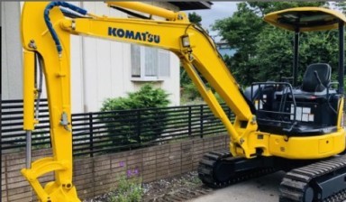 Объявление от Мини-Экскаватор.кз: «KOMATSU PC35mr напрокат выгодно» 1 фото