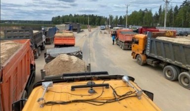 Объявление от Геннадий: «Самосвалом Доставка песок, щебень, Грунт, чернозем» 1 фото