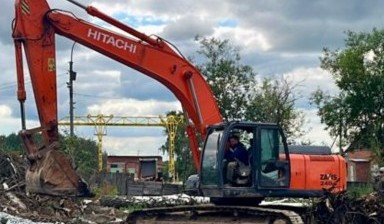 Объявление от ТСК НЕВС: «Гусеничный экскаватор в аренду hitachi» 1 фото