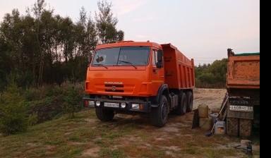 Объявление от Вагин Павел Александрович: «Самосвалом Доставка песок, щебень, гравий, грунт Камаз 65115» 1 фото