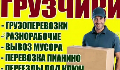 Объявление от Тагир: «Услуги грузчиков недорого» 1 фото