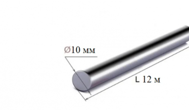 Объявление от МК-Металл Казахстан: «Арматура А1, круг 10 мм, прут, Гост 5781-82» 1 фото