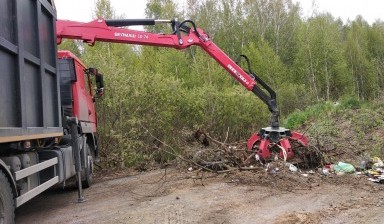 Объявление от Бурышев Остап Олегович: «Вывоз мусора, демонтаж построек. Ломовоз С КМУ» 3 фото