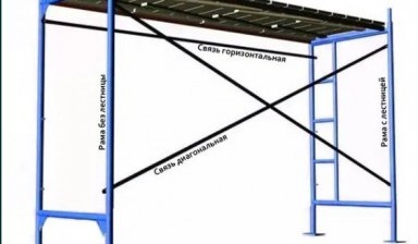 Объявление от ТОО Сабыржан: «Фасадные леса строительные аренда» 1 фото