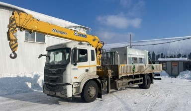 Объявление от ТРАНС ЖБИ: «Манипулятор аренда. Пропуск СК, ТТК, МКАД jac» 1 фото