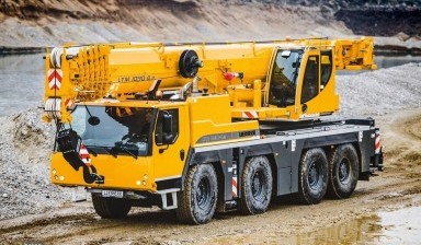 Объявление от АРС ЛОГИСТИК: «Услуги автокрана Liebherr LTM 1090 90т» 1 фото