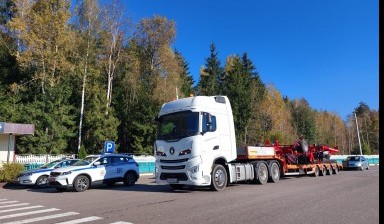 Объявление от Драглайн: «Аренда низкорамного трала, негабаритные перевозки» 4 фото