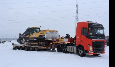 Объявление от ТЛК ВЕЗЁМ-ВСЕМ: «Услуги трала. Перевозка негабарит. Страховка.» 4 фото