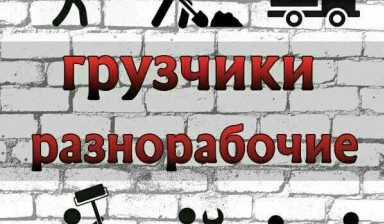 Объявление от Владислав: «Услуги грузчиков, разнорабочих и подсобников» 1 фото