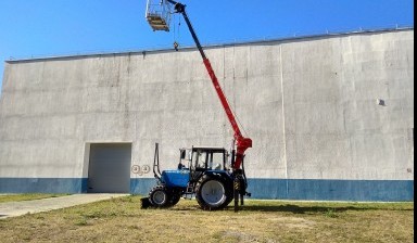 Объявление от Виттек: «Манипулятор вездеход автовышка с прицепом ОПТ–9195» 1 фото