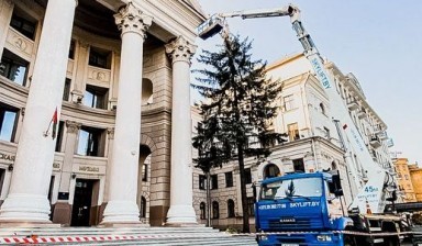 Объявление от SKYLIFT: «Аренда автовышка 45 метров (поворотная корзина)» 1 фото