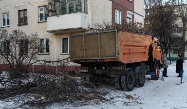 Объявление от Руднев Алексей Генадьевич: «Вывоз мусора, веток, овощей, хлама без посредников Камаз» 4 фото