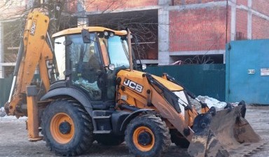 Аренда экскаватора-погрузчика с вибротрамбовкой от Рустам: JCB 4CX 2 фото