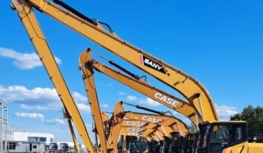 Аренда экскаватора с планировочным ковшом от Excavator-orel: Case 1 фото