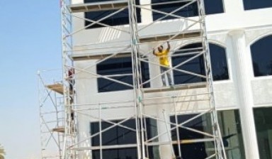 Фасадные леса и вышки тура от Alhayat Scaffolding TR & Rent:  1 photos