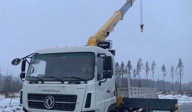 Объявление от ЭваКРан: «Аренда манипулятора г/п КМУ 12 т, борт - 20 т DONGFENG» 3 фото