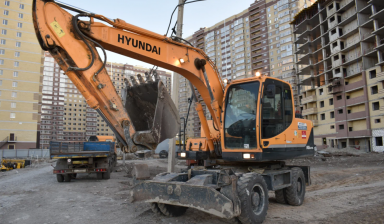 Аренда экскаватора с гидробуром от Компания: Hyundai R210 Lc 7 1 фото